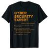 Funny Cyber Security Expert Definition Computer Hacking Professional T-shirts Fashion Casual Cotton Loose Cybersecurity T Shirt