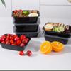 10Pcs Thickened Disposable Food Boxes Packing Meal Box Rectangular Microwavable Food Storage Container Takeaway Tableware