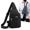 Men's Chest Bag Oxford Cloth Waterproof Multi-component Men's Travel Sports Chest Crossbody Bag Casual One-shoulder Backpack