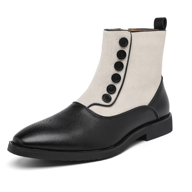 Модная повседневная мужская обувь в британском стиле, весенне-осенние удобные ботинки челси, мужская обувь класса люкс от дизайнера, свадебная мужская обувь, большие размеры 38-46