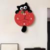 Часы Настенное украшение Универсальный Милый Оригинальный Стильный Декоративный Бесшумный Не тикающий для кухни