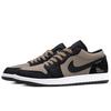 Jordan Air Jordan 1 Амортизация Низкие Винтажные Баскетбольные Кроссовки Мужские Черно-Коричневые 553558-132(Команда349--)