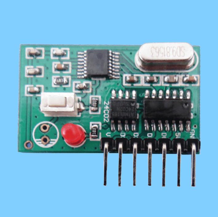 4-Channel 433MHz Superheterodyne Wireless Receiver Module - Learning Type 1527