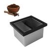 Stainless Steel Espresso Knock Box Open Bottom Countertop Knock Box Desktop Knock Box  For Cafe