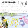Reusable Bird Diaper Waterproof Bird Urine Wet Suit Replacement Parrot Nappy