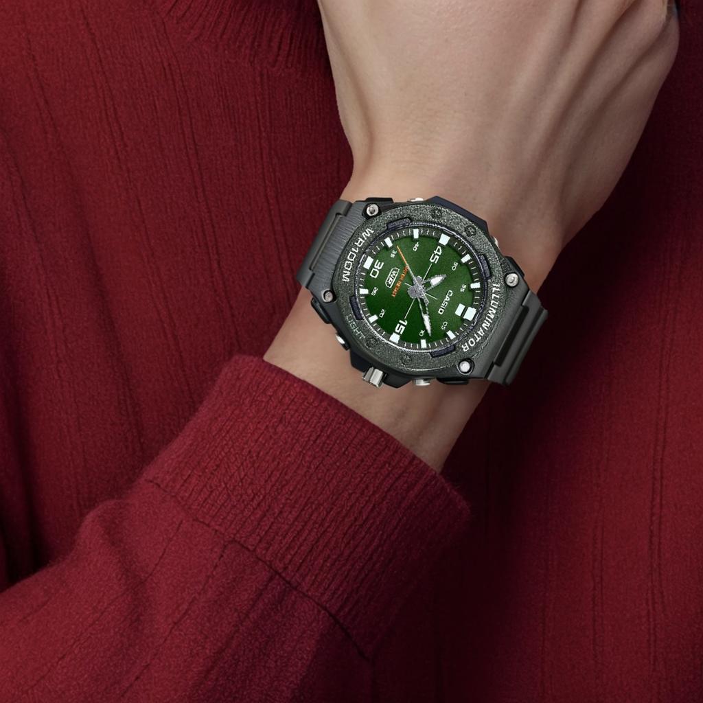 Casio Унисекс Стандартная серия Зеленые часы MW-620H-3AV MW-620H-3AV