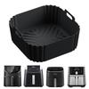 Silicone Air Fryer Baking Tray Square Heightened Silicone Air Fryer Liners 5.5-6.2L for Philips-NA230 Ninja 180COSORI