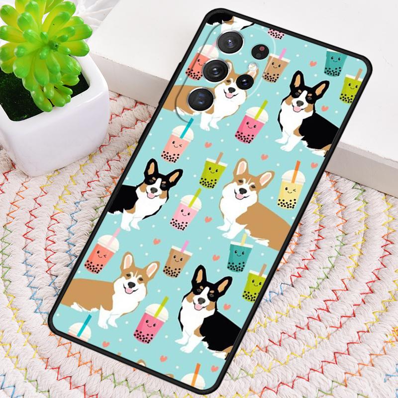 Коллаж с вельш-корги Чехол из ТПУ для телефона Samsung Galaxy note 10 pro S26 S25 S24 S23 S22 Ultra Plus S21 FE S20 Ударопрочный чехол