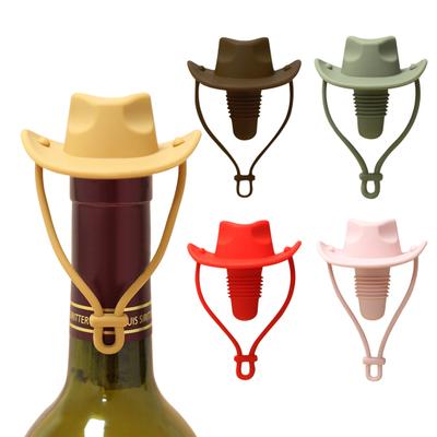 Винная пробка Cowboy Silicone Bottle Cork, герметичная пробка для бутылок на полке