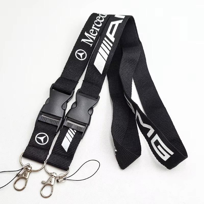 XKD1 Benz Lanyard Keychain For Mercedes AMG W203 W204 W205 W212 W246 A B C E CLA GLA GLC CLE GLS Class Interior Mouldings GBSJGS-BA
