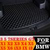 Sinjayer Waterproof Car Trunk Mat AUTO Tail Boot Rear Cargo Pad Carpet Liner For BMW 3 5 7 Series GT X5 X1 X2 X3 X4 X6 I3 IX