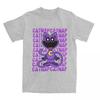 Мужские и женские футболки с рисунком CatNap Smiling Critters, одежда, юмористические футболки из чистого хлопка с текстом Cat And Dog, футболки, одежда для лета