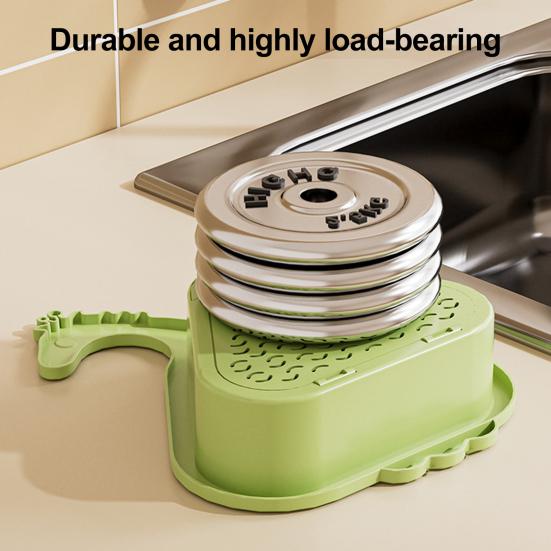 Sink Drain Basket Strong Load-bearing Universal Simple Installation Kitchen Sink Triangle Storage Rack