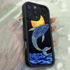 Чехол JT480 Smart Whales для iPhone 17 16 15 14 13 Pro Max, Samsung S26 S25 Ultra A17 A07 A56 A16 A15 A14 A13 A06 A25, Xiaomi 15T, Redmi 15c 14C.