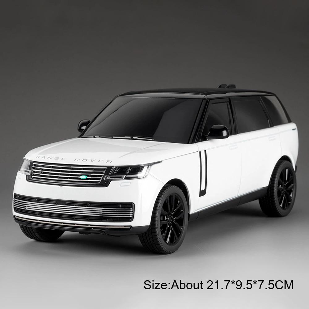 1:24 Scale Escalade Range Rover SV2022 SUV Model Car Toy Front Wheel Steering Shock Absorption Models Toys Shelf Display