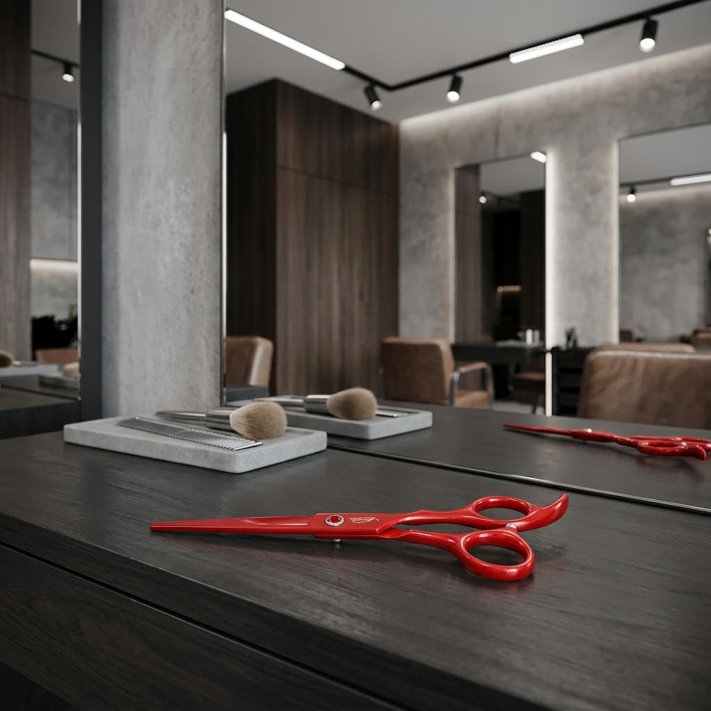 Cheetah Right-Handed 7.0 Offset Hairdressing Scissors for Hair Cutting for Salon Superior Line