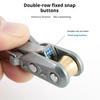 1/4Pcs Rope Tensioner with Roller Cord Heavy Duty Metal Outdoor Backpacking Hiking Boating Camping Guyline Rope Adjuster Tightener