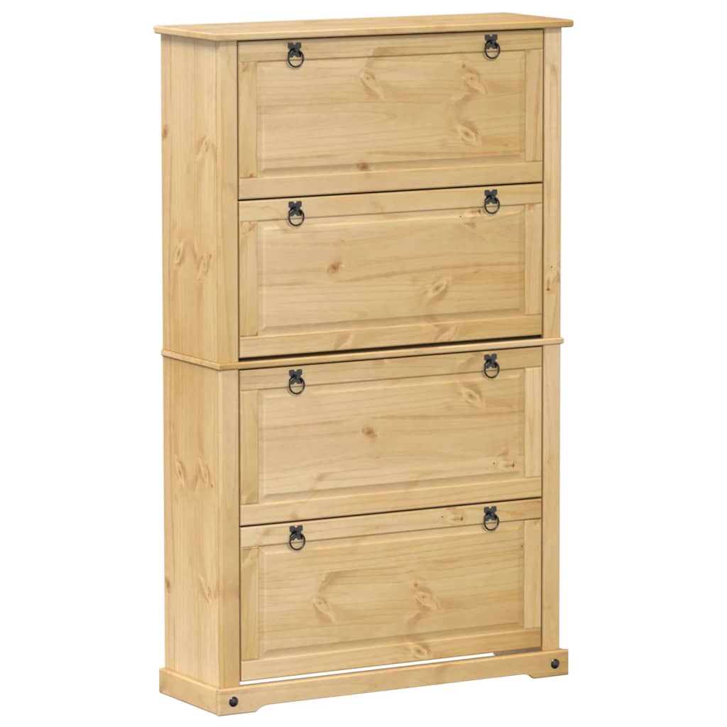 Szafka Na Buty Corona, 99X32X163,5 Cm, Lite Drewno Sosnowe