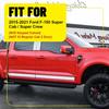 4X Post Pillar Trims Chrome/Black Window 2015- For Ford Super F-150 Cab/Crew