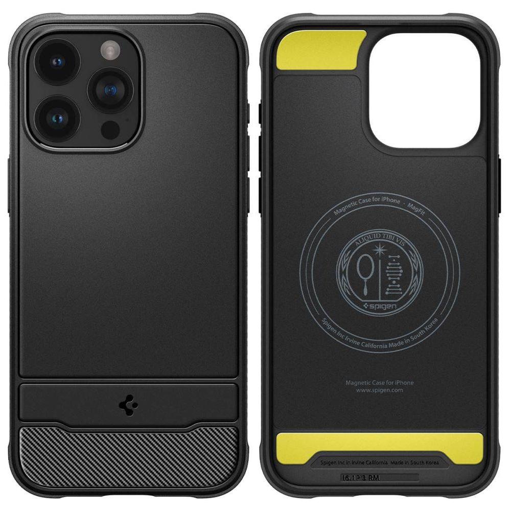 Spigen Rugged Armor Mag Magsafe Iphone 15 Pro Max Matte Black