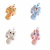 Soft Cute Cat Plush Keychain Stuffed Animal Pendant with Tail Rabbit Doll Keyring  Couple