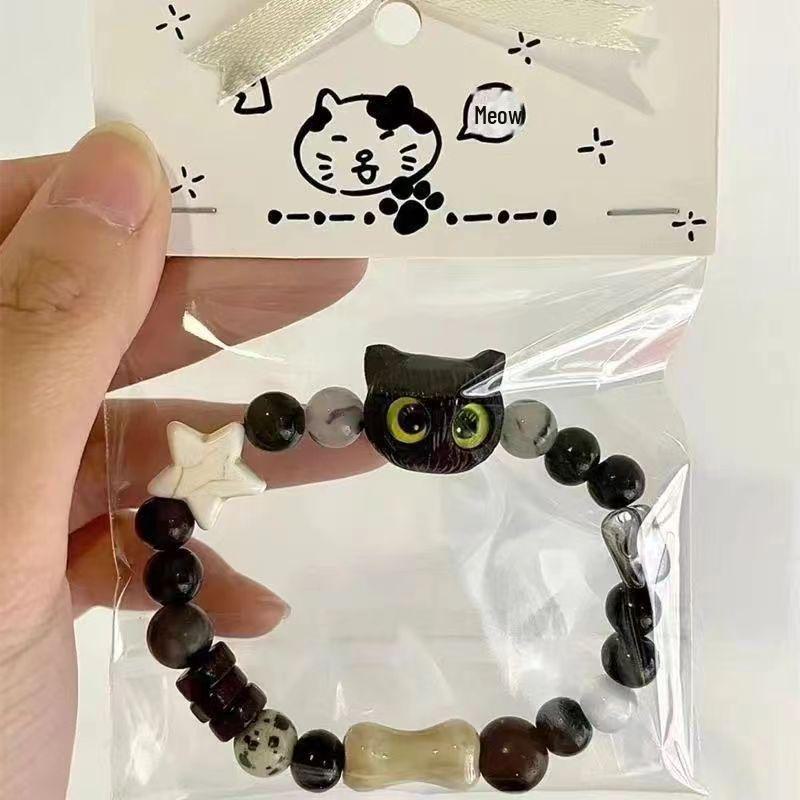 Браслет из бисера Dopamine Cute Kitten - роскошь в китайском стиле для девушек и пар