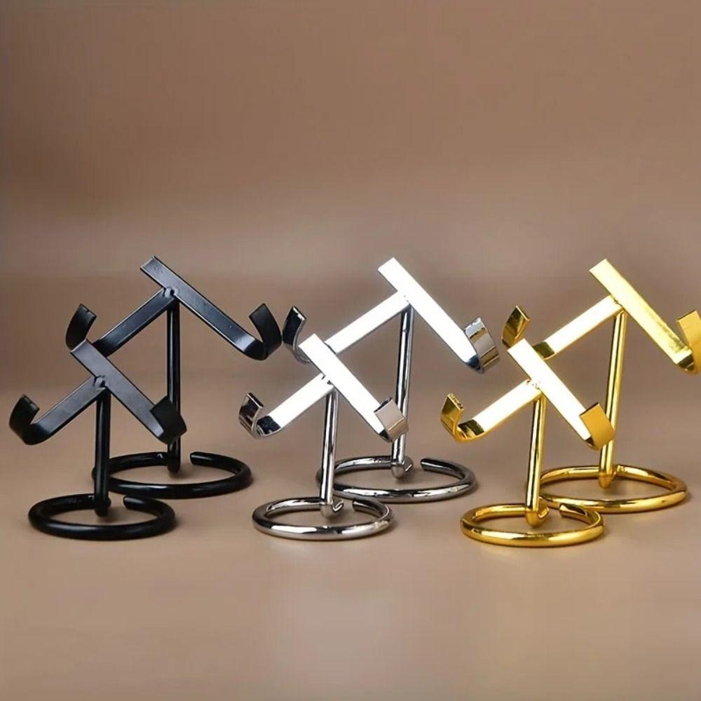 Металлическая подставка для чипа любви Серебристая/Золотистая/Черная Держатель для образца кристалла Домашний