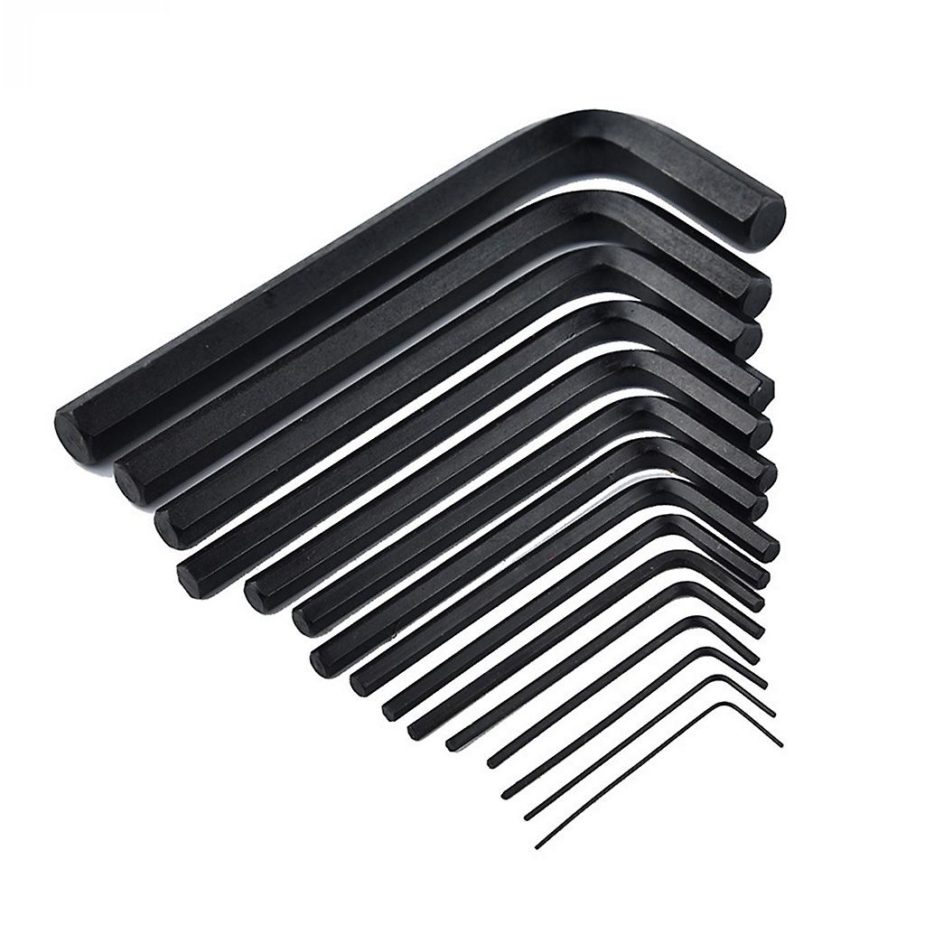 30pcs Hex Key Allen Wrench Set 0.028"- 3/8" Inch & 0.7mm-10mm