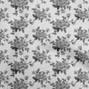 Cotton Flex Gray Fabric Floral Sewing Craft Projects Fabric Prints By Yard 40 Inch