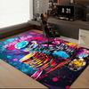 1PC Custom Name Colorful Chips Fantasy Theme Floor Mat Ideal for Living Room, Game Rooms, Office, Bedroom Floor Mat Playful Design