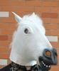 Белые, черные, коричневые маски головы лошади для мальчиков и девочек, забавные латексные маски животных, оригинальные костюмы для ролевых игр на Хэллоуин, головные уборы