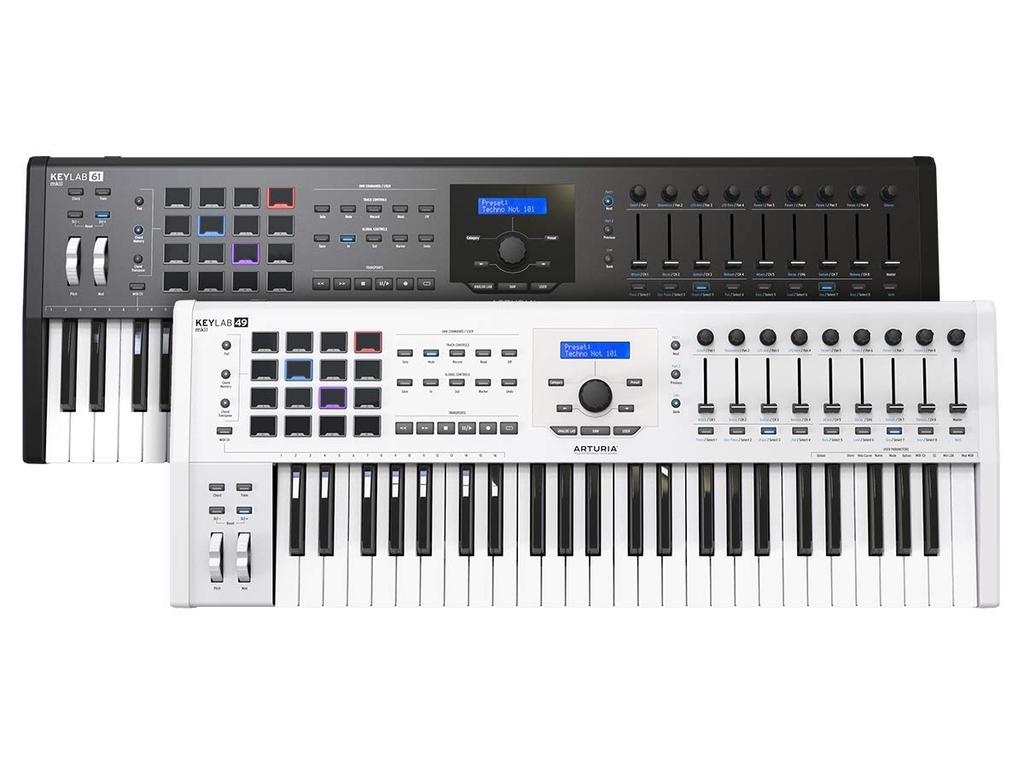 Контроллер клавиатуры Arturia KeyLab mkII 61 клавиша, черный
