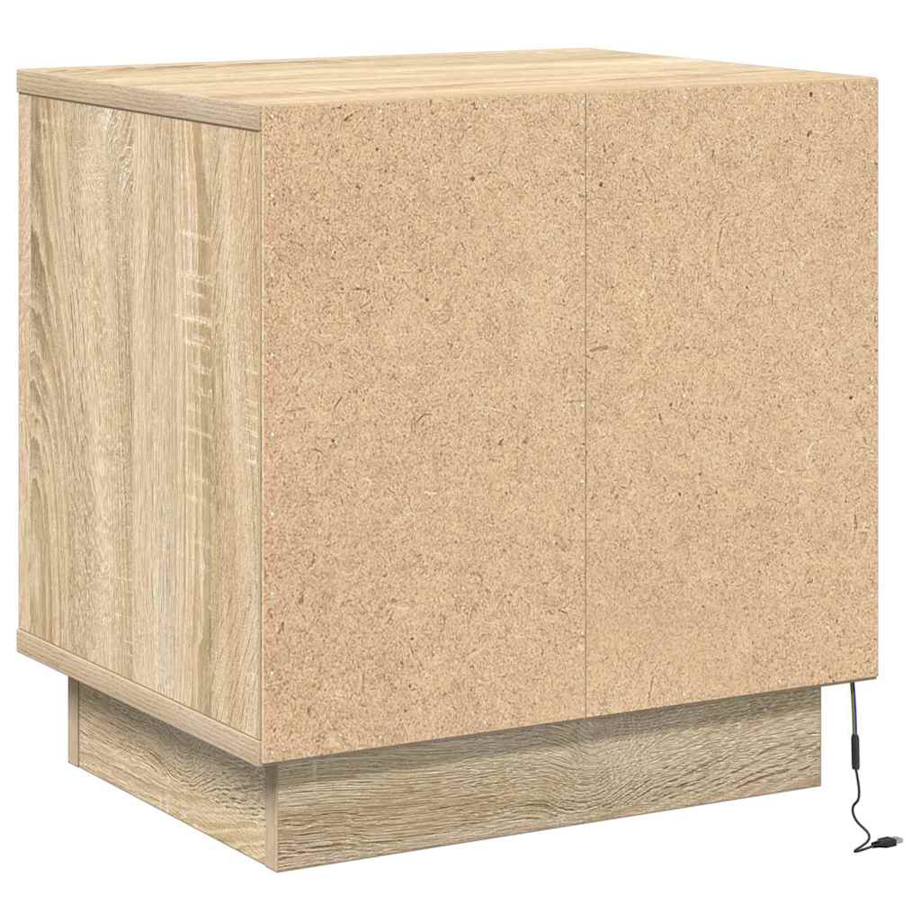 Nightstand Sonoma Oak 44 x 34.5 x 45 cm Engineered Wood