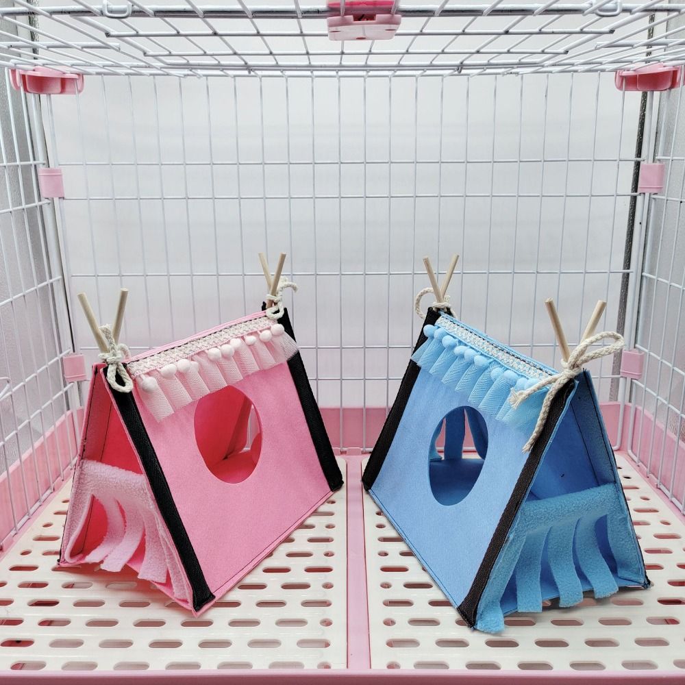 Складная палатка-кролик, скрытая палатка из фетра, гнездо для хомяка в углу, укрытие, домик-палатка для кролика, морская свинка