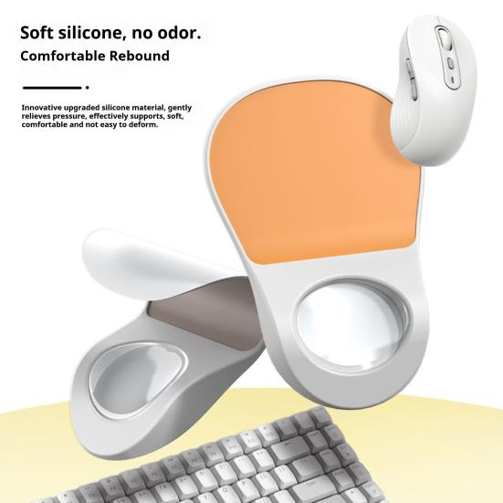 Коврик для мыши с подставкой для запястья, эргономичный, противоскользящий, для снятия боли в запястье, коврик для мыши для ноутбука и компьютера с подушкой для поддержки запястья, аксессуар для ПК