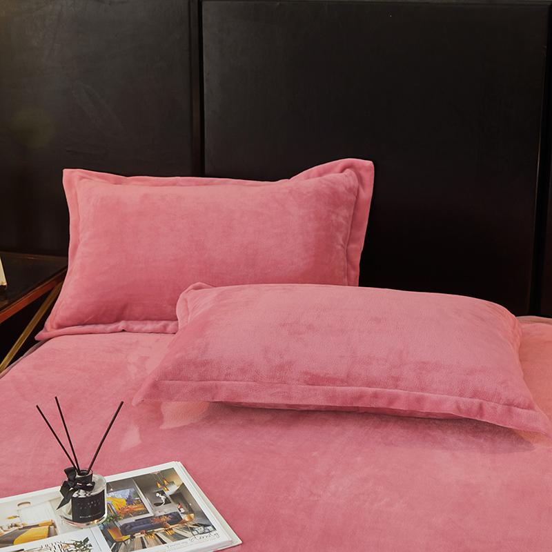 Теплые наволочки, однотонные наволочки 48x74 см, наволочки, прямоугольные наволочки, наволочки из бархата, 2 шт.