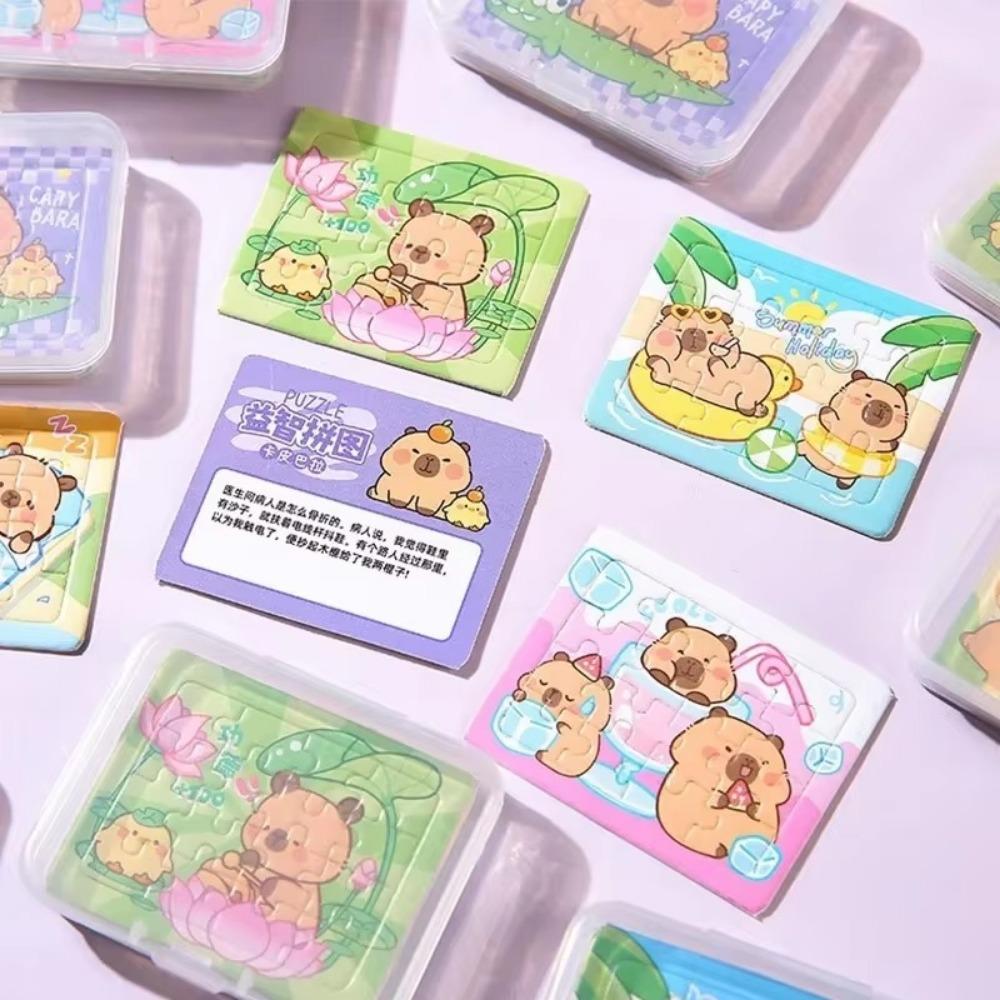 5PCS Animal Educational Toy Capybara Mini Puzzle New Jigsaw Puzzles Party Favors