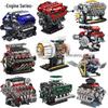 Takasaki Ferrari V12 Модель Двигателя Строительные Блоки Украшение для Гоночного Автомобиля