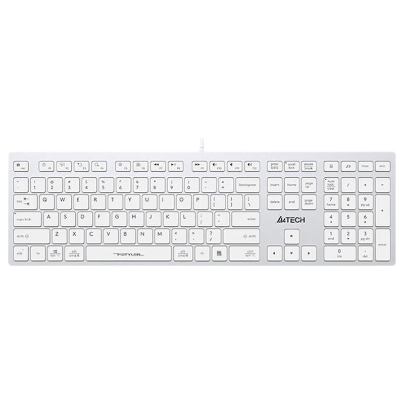 Проводная клавиатура A4TECH FX50 с тихими ножничными переключателями