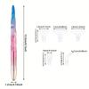 Ручка для алмазной живописи Gradient 5D Diamond Art Pen, ручка для алмазной живописи и аксессуары для круглых и квадратных драгоценных камней с шестью сверлами