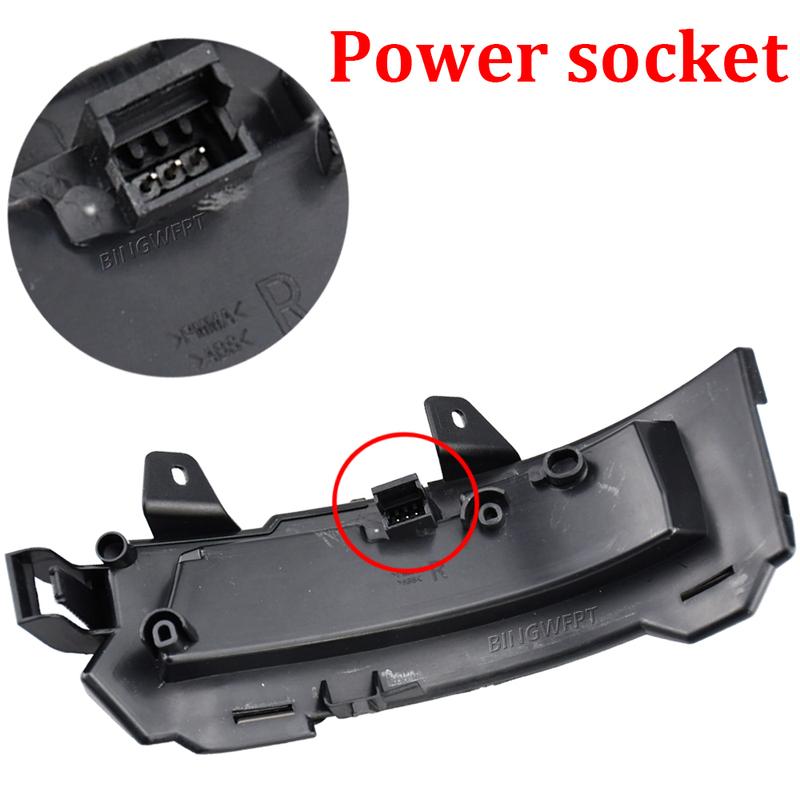 2X For Land Rover Range Rover Velar L560 Jaguar E-Pace X540 2017-2020 Dynamic LED Side Mirror Blinker Light Turn Signal Lamp
