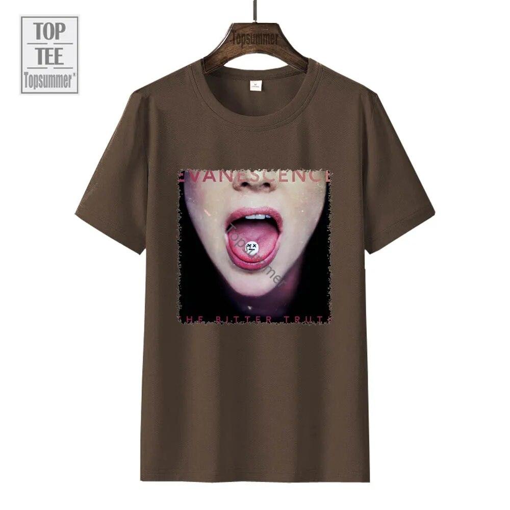 Футболка с альбомом «Горькая правда» Evanescent Tour, женская футболка в стиле хип-хоп, рок, хлопковые футболки, топы унисекс с графическим принтом