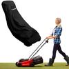 210D Polyester Cover Lawnmower Cover Garden Maintenance 195*108*66cm All-Weather Protection For Electric Lawnmower