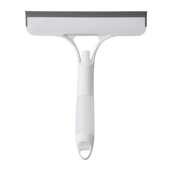 Glass Wiper 3-In-1 Window Cleaning Scraper with Spray Bottle Ergonomic Handle Window Wiper All-Purpose Cleaner Tool