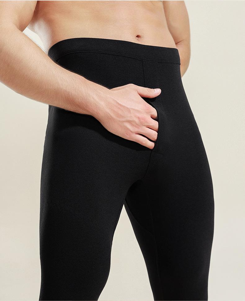 Брюки из шерсти и шелка с высокой талией: Подарочная коробка с теплыми осенними леггинсами для мужчин и женщин