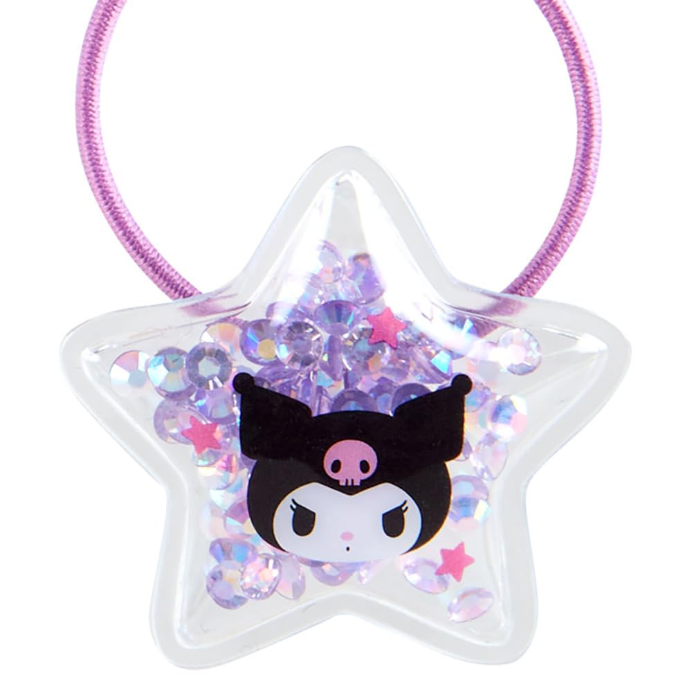 Sanrio Детские аксессуары Sanrio Shakashaka Набор из 2 резинок для волос Kuromi Kuromi xx см Персонаж 910279 SANRIO (САНРИО) Куроми-тян 3.5 3.5 0.7