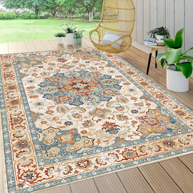 Ковер для гостиной в персидском стиле в скандинавском стиле в стиле ретро, ковер для пола, диванная подушка, ковер для декора домашнего офиса в фермерском доме