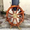 Корабельный штурвал, деревянное рулевое управление для лодок Captains Helm 24" Maritime Wheel Gift