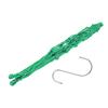 Chicken Vegetable String Bag Large Space Fruit Holder Poultry Feeding Mesh Bag with Hook for Duck Geese Green