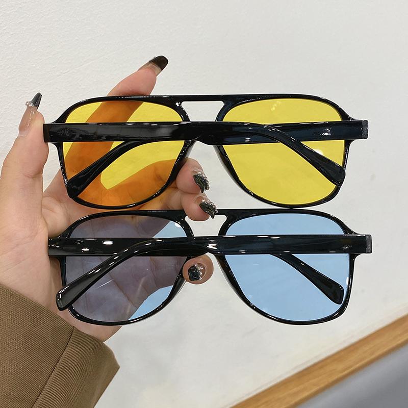 KAMMPT Vintage Aviator Sunglasses Man Woman Fashion Popular Ins Shades Luxury Brand Designer Male Female Driving Eyewear